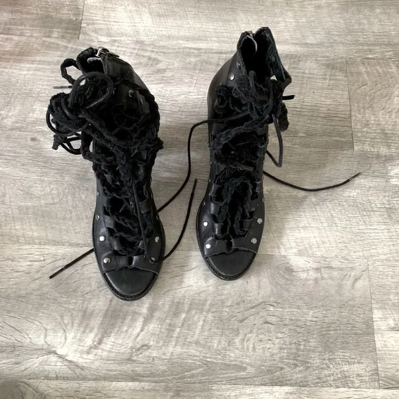 Free people Laced Up Heels - Picture 2 of 5